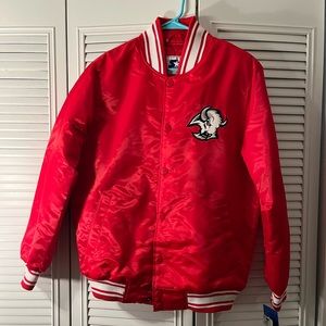 Buffalo Sabres Goathead Starter Jacket Size Medium NWT